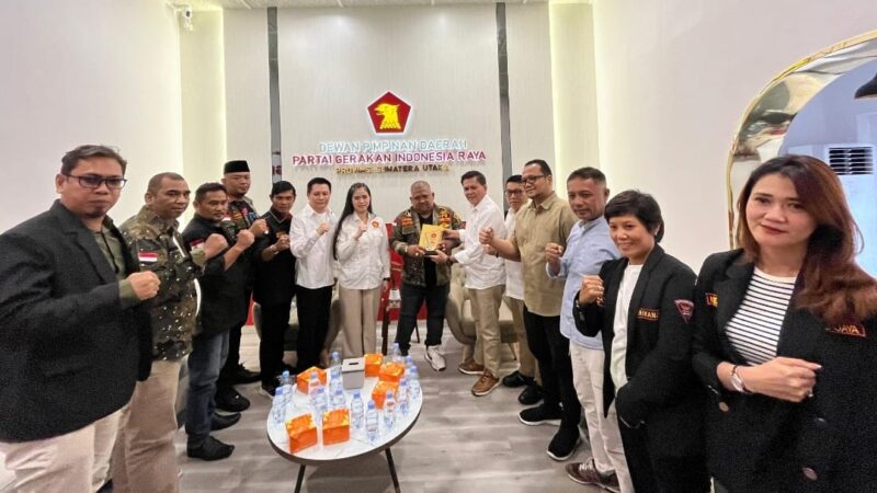 Memperkuat Sinergitas Grib Jaya Sumut Silahturahmi dengan DPD Gerindra Sumut