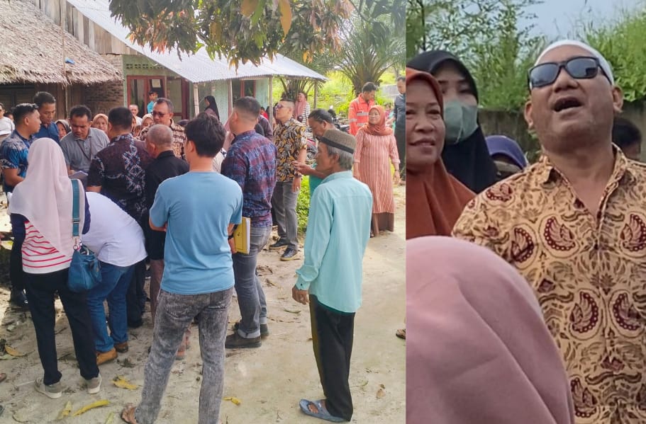 PN Kisaran Gelar Sidang Lapangan Perkara Sengketa Lahan, M.Yahya Sebagai Tergugat Dikawal Orang Terdekat Terlihat Cekcok Dengan Warga di Lokasi