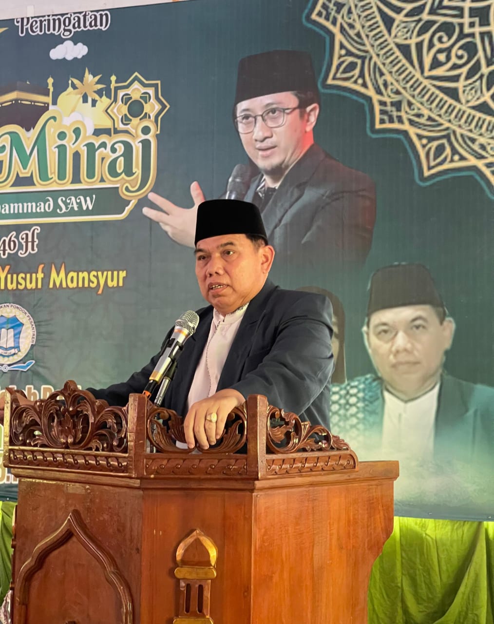 Kapolres Lebak Hadiri Peringatan Isra Mi’raj di Ponpes Nurul Falah