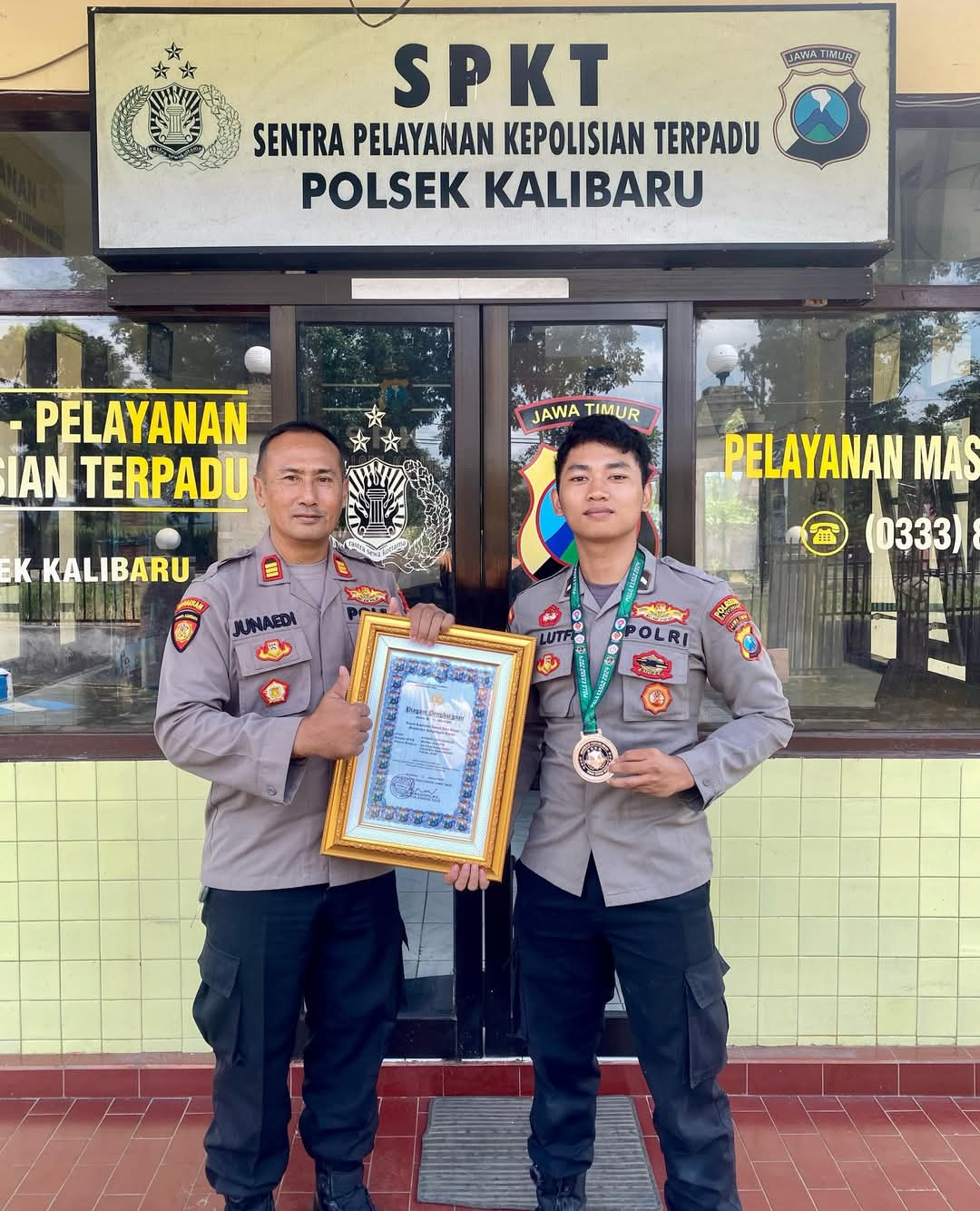 BRIPDA Achmad Lutfi Khoirozi Bawa Pulang Piala Perunggu dari Kejuaraan Nasional Pencak Silat