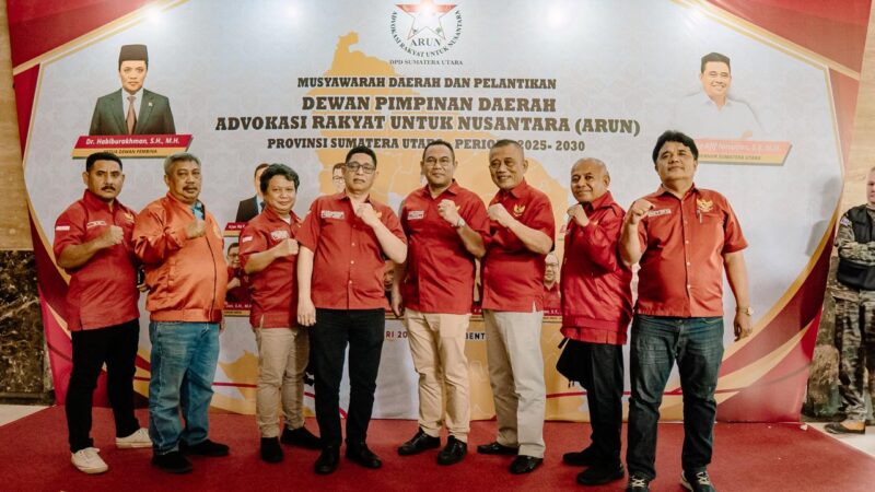 DPD ARUN SUMUT Dilantik, Jejen Kusmawan: Komitmen Targetkan 100 Lembar Prapid untuk Advokasi Masyarakat