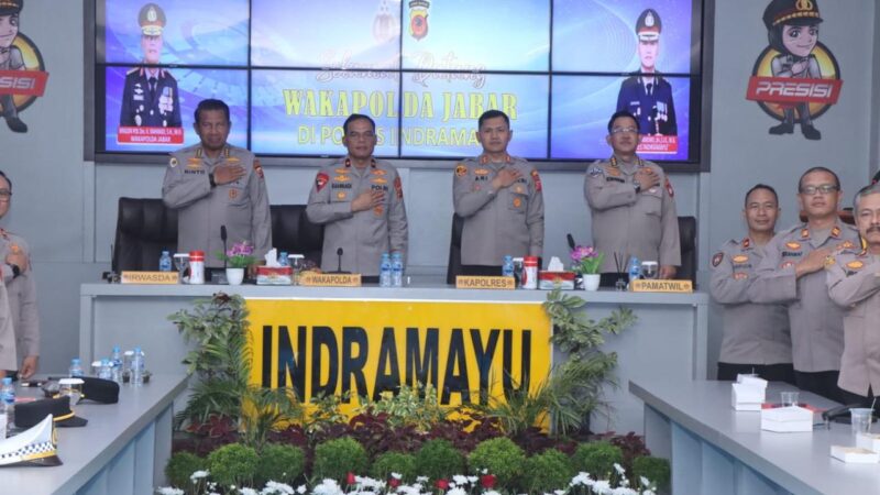 Wakapolda Jabar Kunjungi Polres Indramayu, Berikan Arahan Kepada Pejabat Utama dan Kapolsek Jajaran