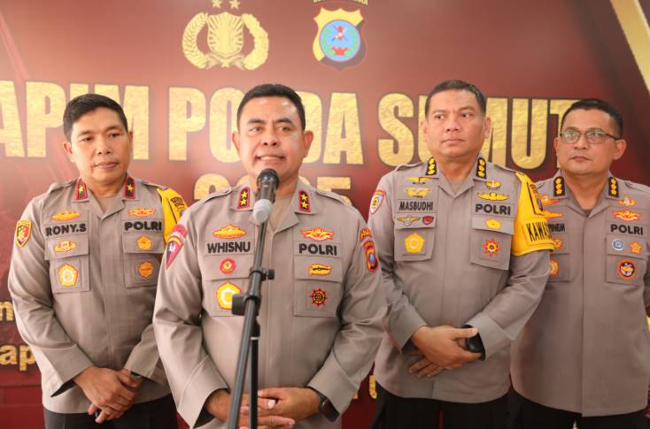 Kapolda Sumut Tekankan Kedekatan Polisi dengan Masyarakat dan Pemberantasan Kejahatan dalam Rapim 2025 