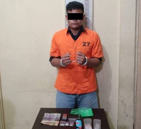 Sat Narkoba Polres Langkat Amankan Pria 22 Tahun dan 2,51 Gram Sabu 