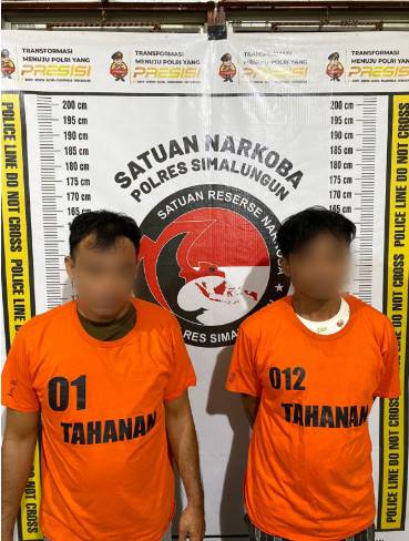 Tim Gabungan Polres Simalungun Gulung Dua Bandar Narkoba di Kawasan Padat Penduduk Rambung Merah