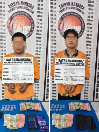 Polres Pematangsiantar Tangkap Pengedar Narkoba Lorong 7 Parluasan