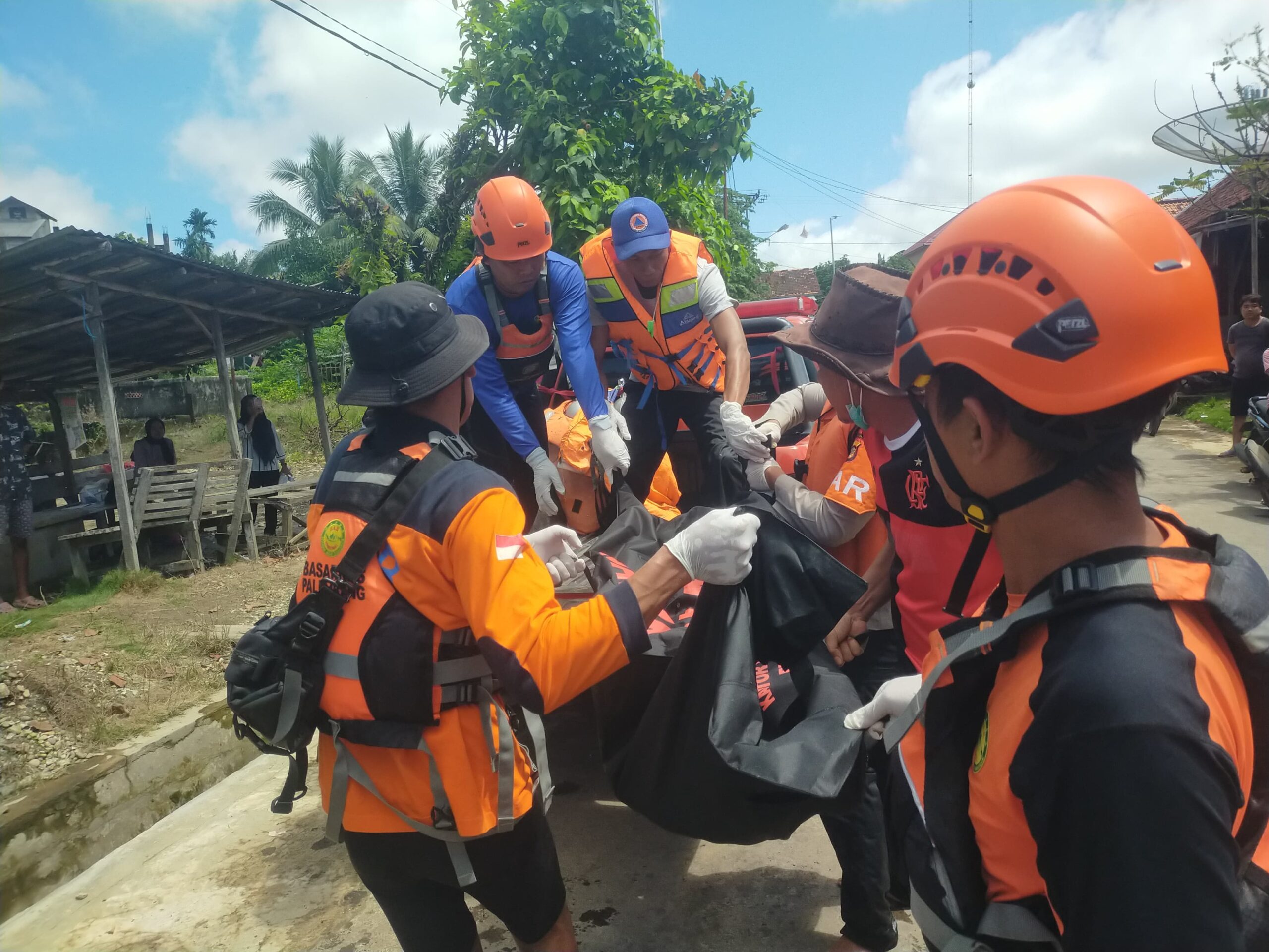 Basarnas Sumsel Temukan 2 Korban Getek Tenggelam, 1 Masih Pencarian