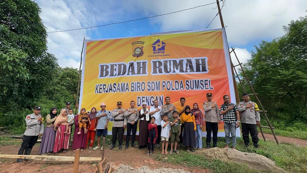 Ramadhan Berkah, Polda Sumsel dan Donatur Ubah Rumah Buruh Jadi Tempat Tinggal Sehat