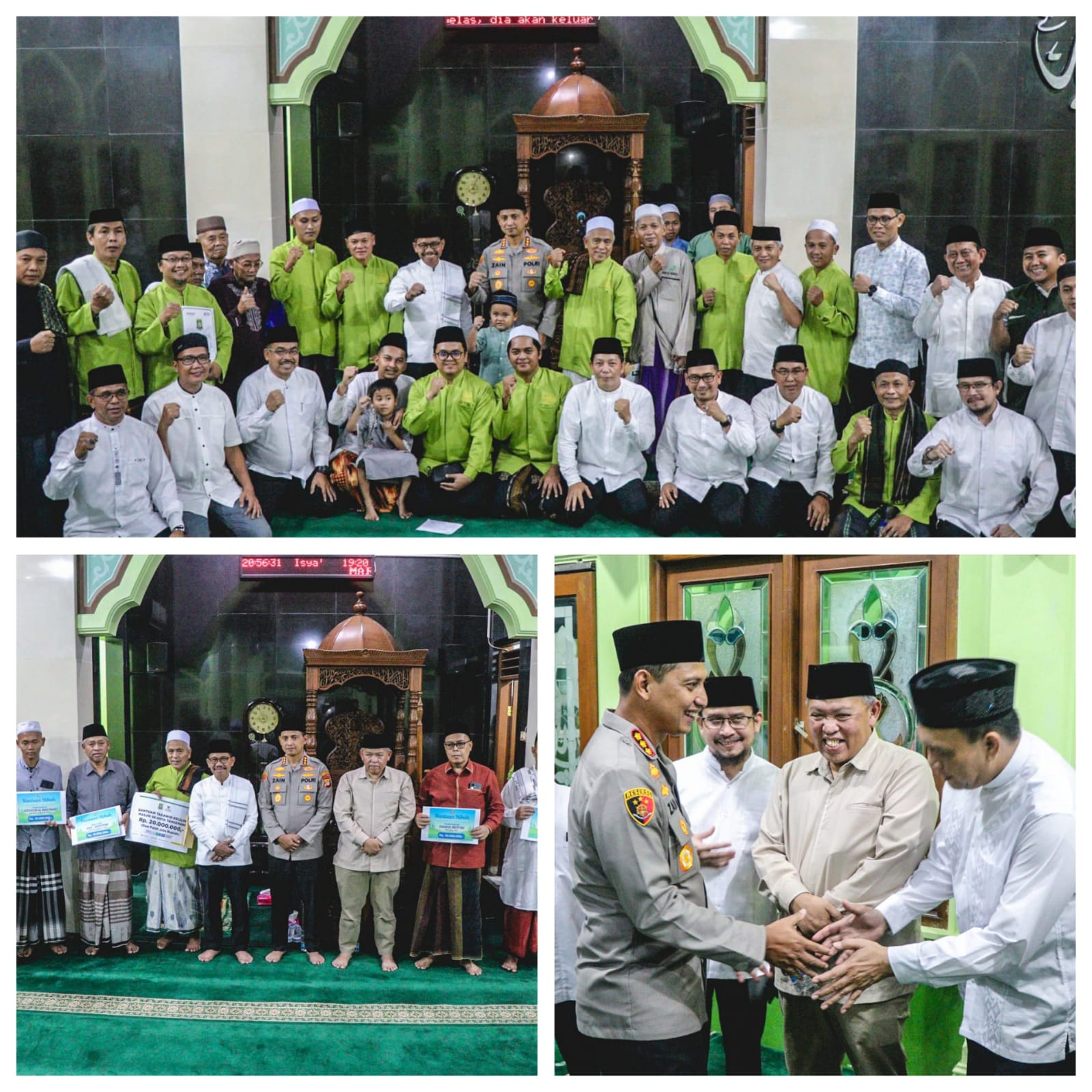 Kapolres Metro Tangerang Kota dan Walikota Tangerang ,Laksanakan Tarling Safari Ramadhan 1446 Hijriah 