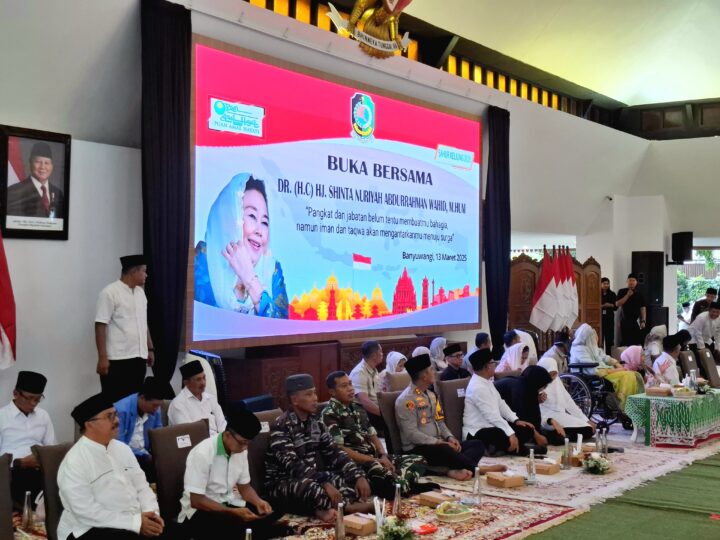 Wakapolresta Banyuwangi Hadiri Acara Gelar Buka Puasa bersama Hj. Shinta Nuriyah Abdurrahman Wahid, Pesan Toleransi dan Kebersamaan Disampaikan