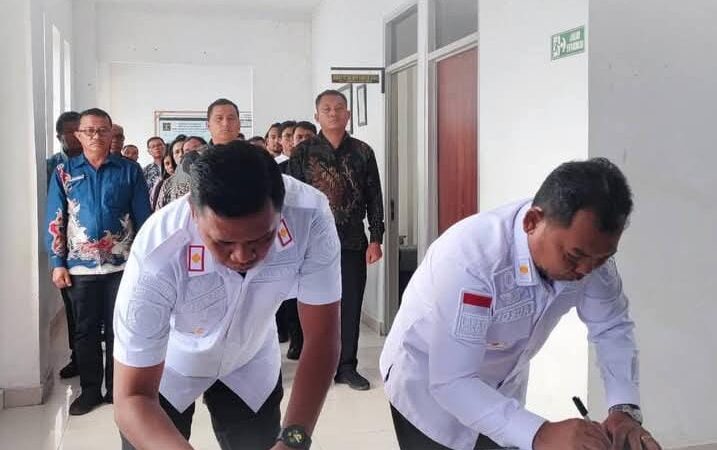 Kakanwil Ditjenpas Sumut, Yudi Suseno, Diwakili Kabid Pelayanan dan Pembinaan Pimpin Sertijab Karutan Kelas IIB Kabanjahe