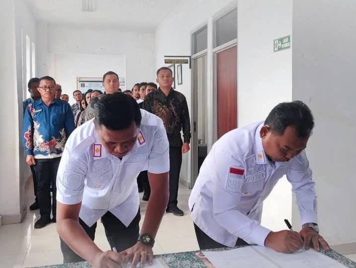 Kakanwil Ditjenpas Sumut, Yudi Suseno, Diwakili Kabid Pelayanan dan Pembinaan Pimpin Sertijab Karutan Kelas IIB Kabanjahe