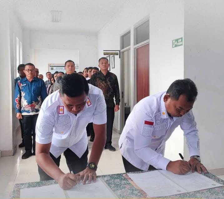 Kakanwil Ditjenpas Sumut, Yudi Suseno, Diwakili Kabid Pelayanan dan Pembinaan Pimpin Sertijab Karutan Kelas IIB Kabanjahe