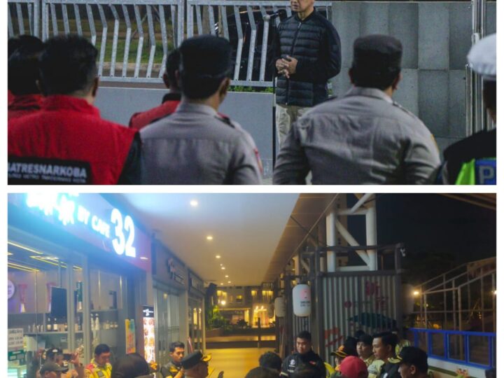 Antisipasi Gangguan Kamtibmas,Kapolres Metro Tangerang Kota, Lakukan Monitoring ke Tempat Hiburan Malam di Kawasan PIK 2 Kosambi Tangerang