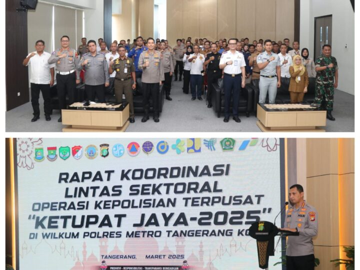 Polres Metro Tangerang Kota Bahas Pengamanan Lebaran 2025, Kapolres Pastikan Seluruh Unsur Terkait Terlibat