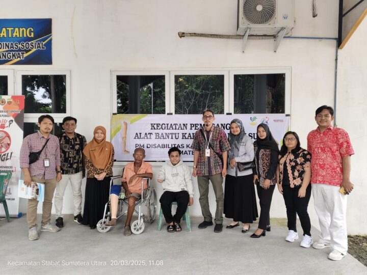 Sentra Darusaadah dan Dinas Sosial Langkat Bagikan Kaki dan Tangan Palsu untuk Penyandang Disabilitas 