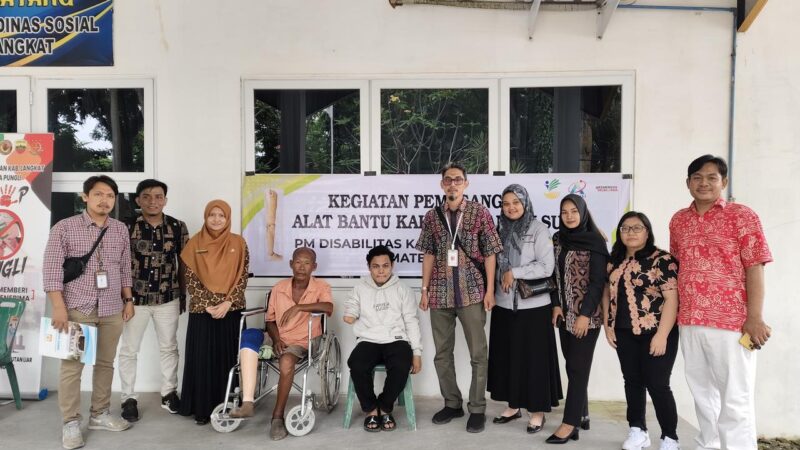 Sentra Darusaadah dan Dinas Sosial Langkat Bagikan Kaki dan Tangan Palsu untuk Penyandang Disabilitas 