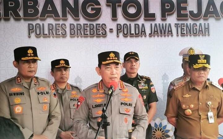 Kapolri Tinjau Kesiapan Pengamanan Arus Mudik  dan Balik Lebaran 2025,di Wilayah Hukum Polda Jateng