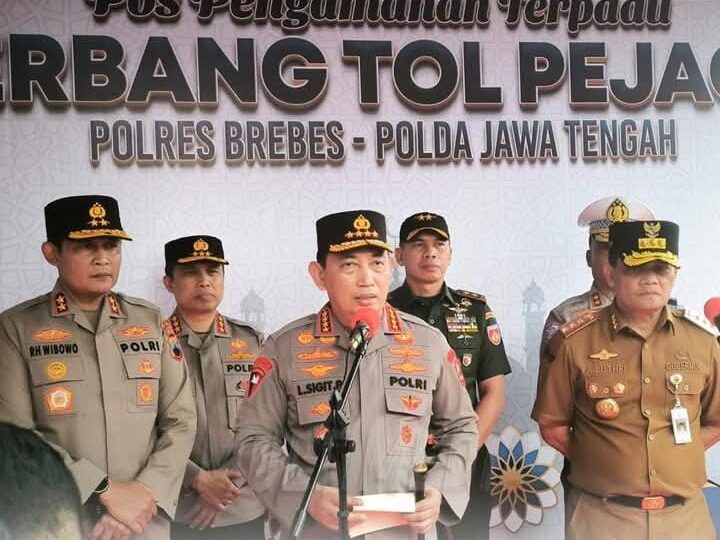 Kapolri Tinjau Kesiapan Pengamanan Arus Mudik  dan Balik Lebaran 2025,di Wilayah Hukum Polda Jateng