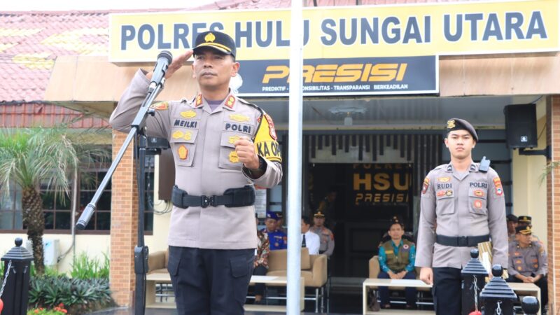 Polres HSU Siap Amankan Mayarakat Yang Mudik Serta Perayaan Hari Raya Idul Fitri 1446 H