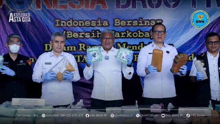 Buktikan Transparansi Pemberantasan ,BNN Musnahkan Barang Bukti Narkotika 