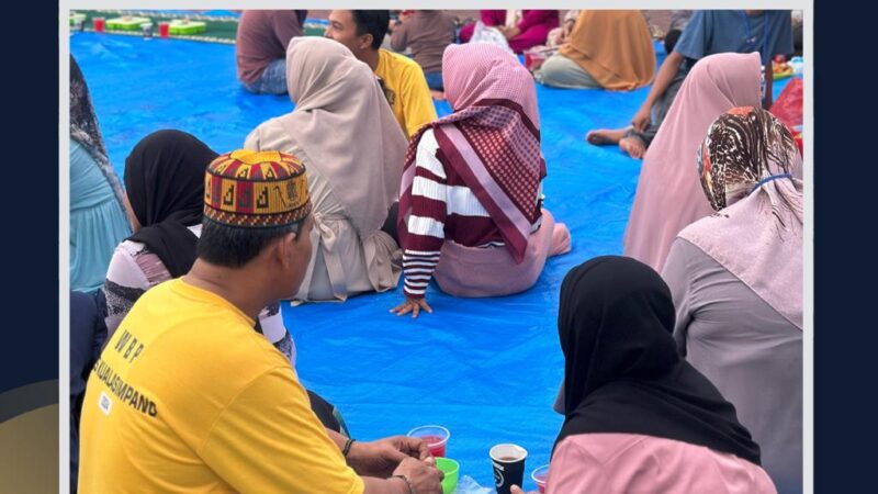 Kebahagian Warga Binaan Diizinkan Berbuka Puasa Bersama Keluarga dan Petugas di Lapas Kelas IIB Kualasimpang