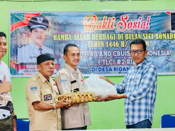 Kukuhkan Kepengurusan Korwil Kampar, TLCI Chapter2 Riau Berbagi Sembako ke Warga Ridan Permai Bangkinang