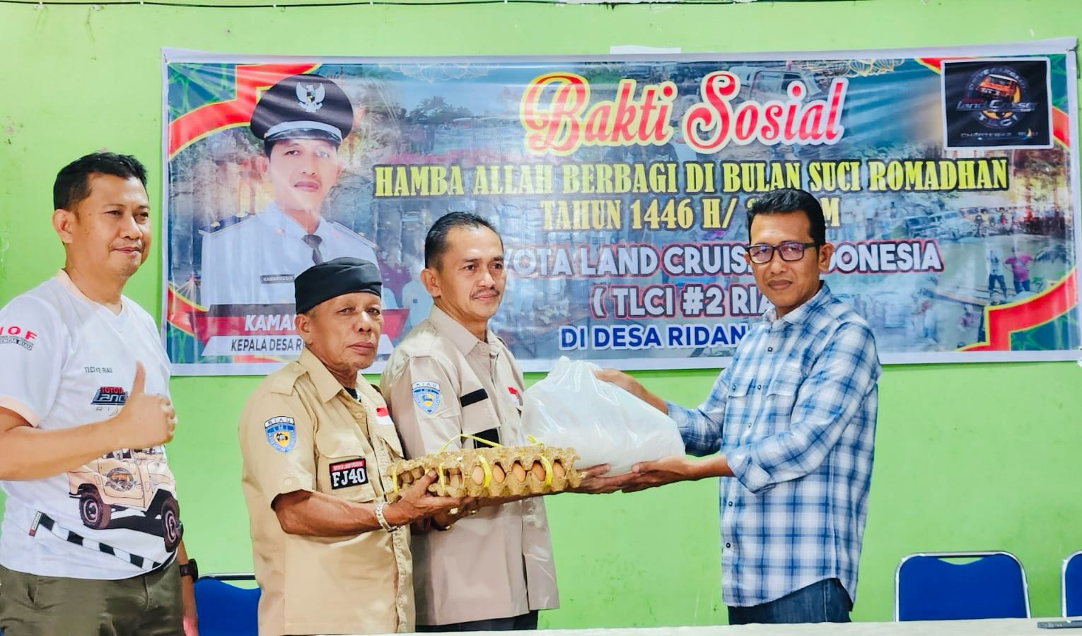 Kukuhkan Kepengurusan Korwil Kampar, TLCI Chapter2 Riau Berbagi Sembako ke Warga Ridan Permai Bangkinang