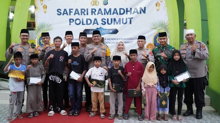 Safari Ramadhan Polda Sumut dan Pemkab Langkat, Pererat Silaturahmi dan Kepedulian Sosial