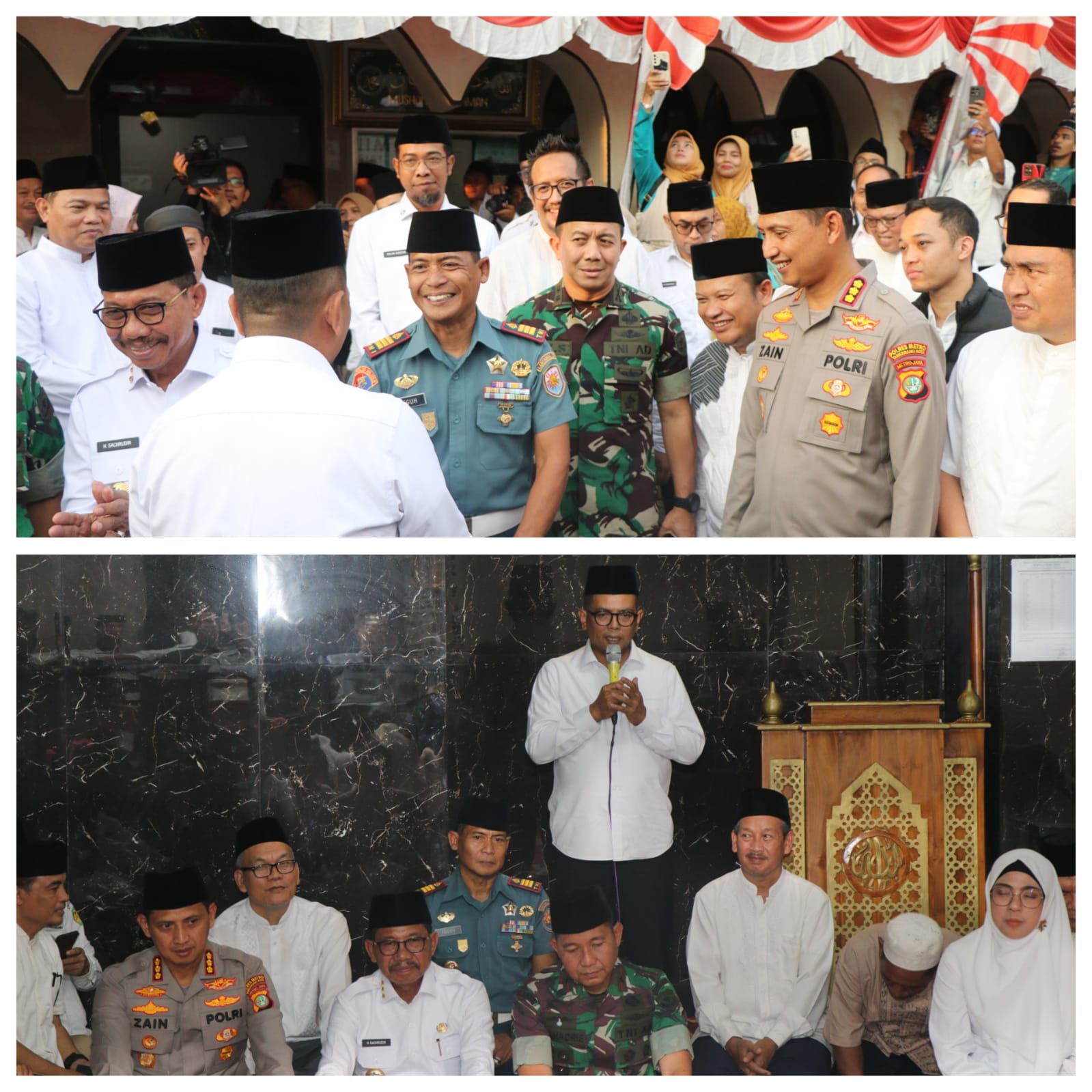 Kapolres Metro Tangerang Kota menghadiri Safari Ramadhan Gubernur Banten di Tangerang