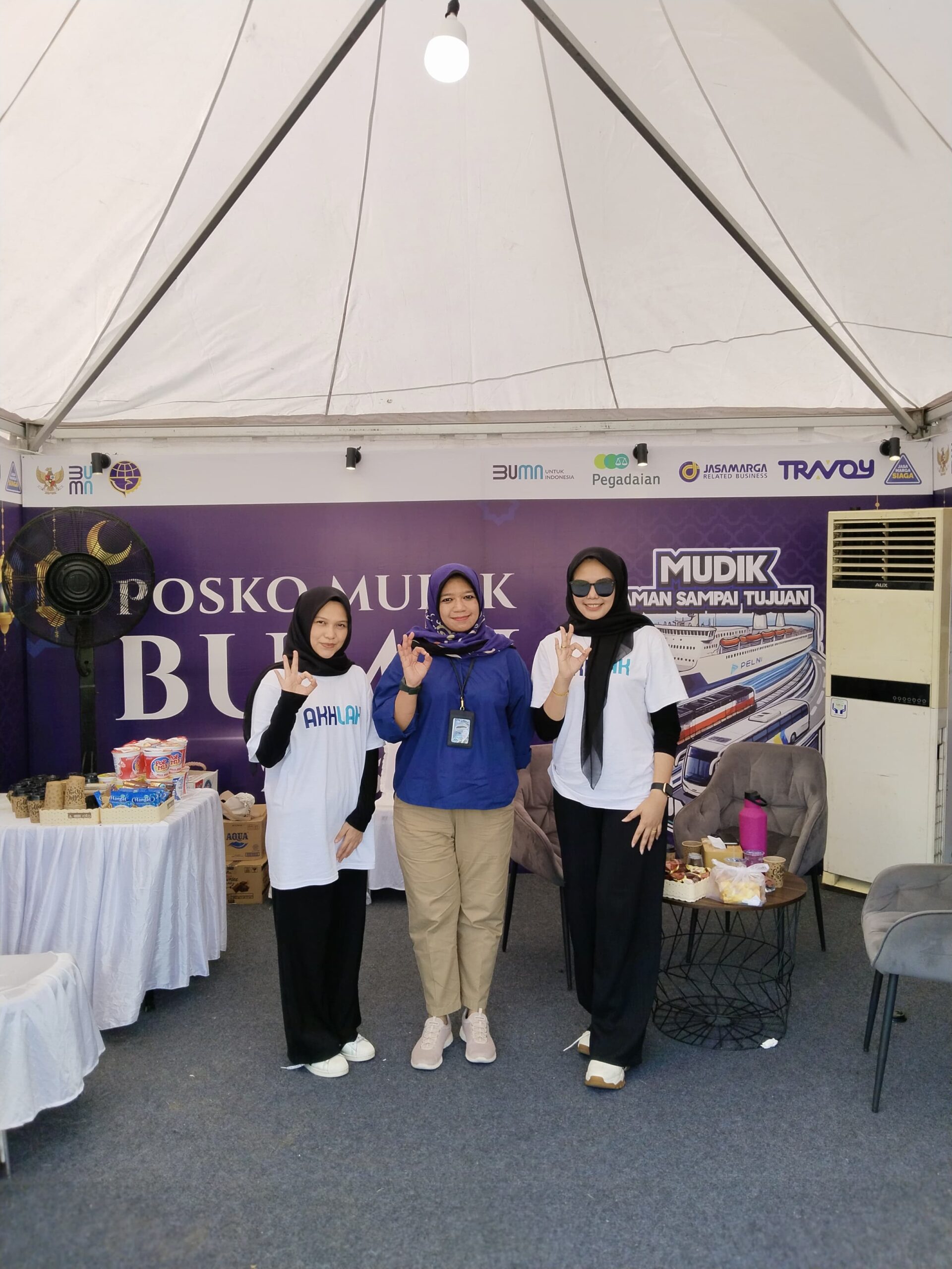 Posko Arus Balik Rest Area KM 65 B: PT Pegadaian dan Jasamarga Sediakan Kenyamanan Bagi Pemudik