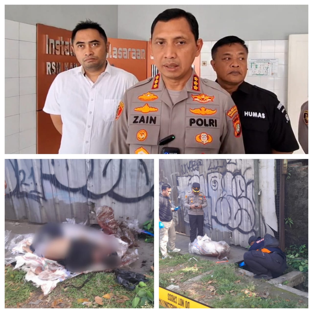 Hasil Autopsi Jasad Pria Tanpa Identitas Didalam Karung di Jalan Daan Mogot, Diduga Dibunuh