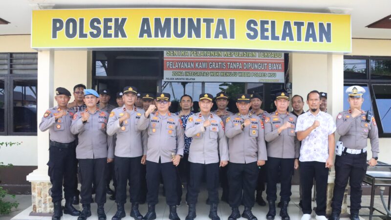 Kunjungan Kerja Kapolres Hulu Sungai Utara ke Polsek Jajaran