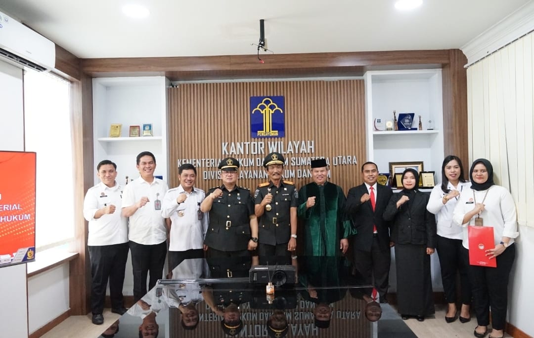 Kementerian Hukum Sumut Lantik Abdullah Sani sebagai Analis Hukum Ahli Muda