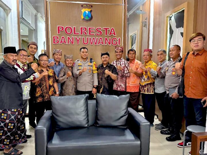 Sampaikan Keluhan Masyarakat Banyuwangi,RKBK Audiensi ke Polresta Banyuwangi 