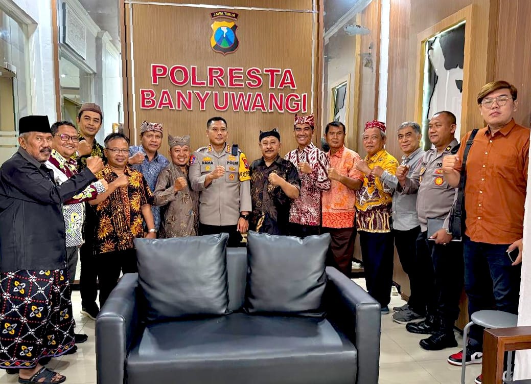 Sampaikan Keluhan Masyarakat Banyuwangi,RKBK Audiensi ke Polresta Banyuwangi 