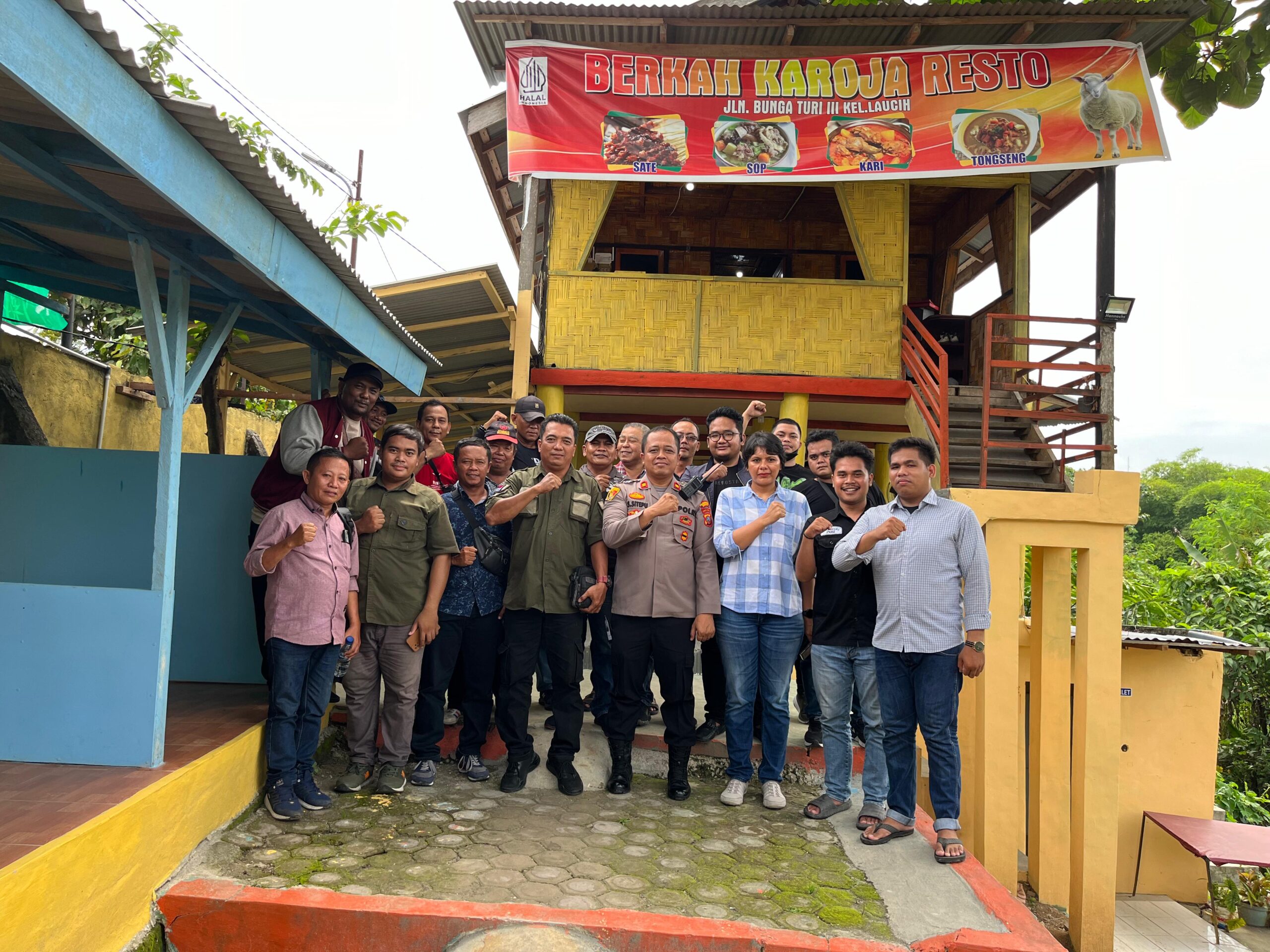 Kapolsek Medan Tuntungan Bangun Sinergitas Gelar Temu Ramah dengan Wartawan Medan