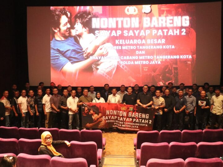 Polres Metro Tangerang Kota Gelar Nobar Sayap-sayap Patah 2: Banyak Pelajaran dan Hikmah yang diambil
