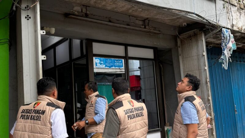 Pengecekan Stok dan Harga Minyak Goreng Minyakita oleh Satgas Pangan Ditreskrimsus Polda Kalsel