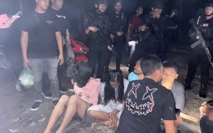 Empat Tersangka Narkoba Dibekuk, Brimob Polda Sumut dan Polrestabes Medan Gempur Titik Rawan Dalam Patroli Skala Besar
