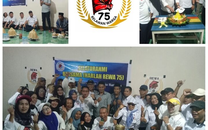 Rewa 75 Menggelar Hari Jadinya yang ke-1 Tahun