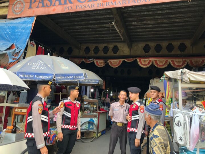 Patroli Kamtibmas Dit Samapta Polda Jabar Amankan Pasar Gedebage, Antisipasi Kejahatan dan Premanisme