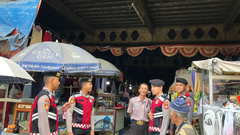 Patroli Kamtibmas Dit Samapta Polda Jabar Amankan Pasar Gedebage, Antisipasi Kejahatan dan Premanisme