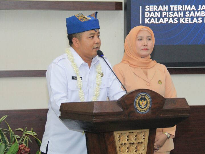 Sertijab Kalapas Kelas IIA Banyuwangi, Kakanwil Tegaskan Agar Kalapas Baru Perkuat Sinergi