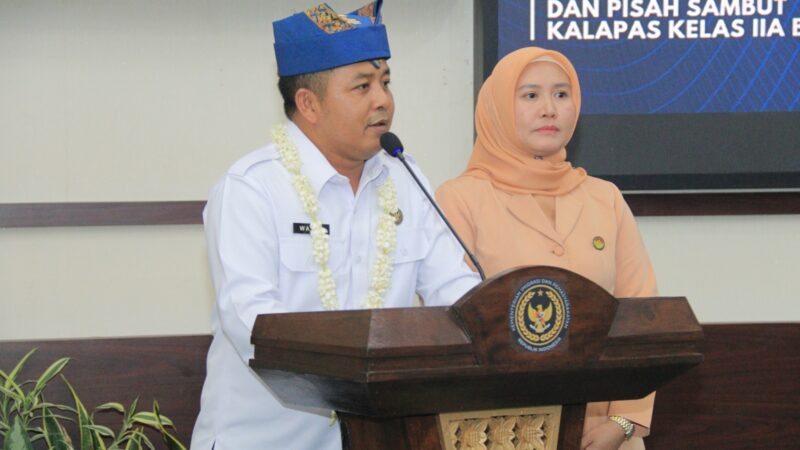 Sertijab Kalapas Kelas IIA Banyuwangi, Kakanwil Tegaskan Agar Kalapas Baru Perkuat Sinergi
