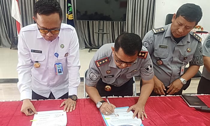 BNNK Binjai Tandatangani Perjanjian Kerjasama di Lapas Kelas II, 84 Pegawai Negatif Narkoba
