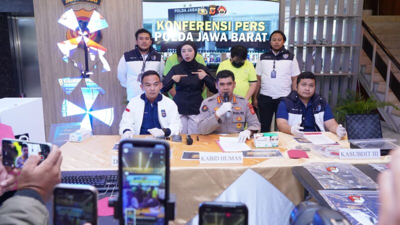 Ditressiber Polda Jabar Amankan 2 Pelaku Tindak Pidana Judol
