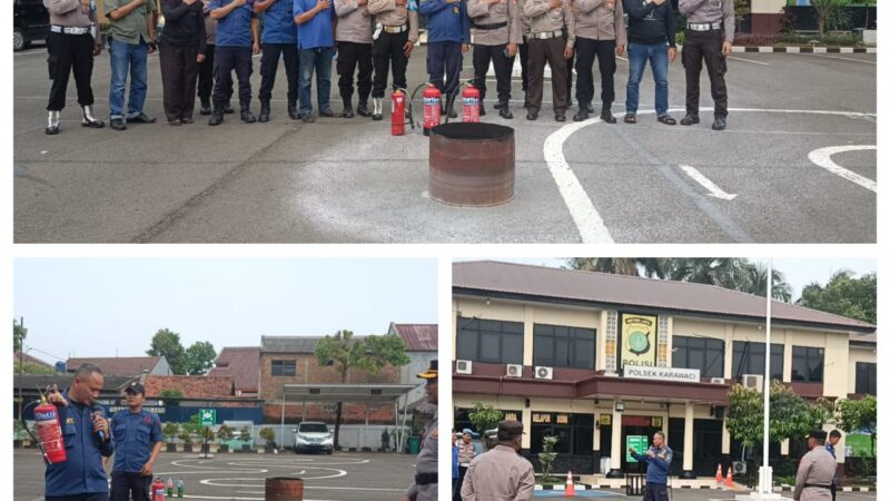 Pelatihan Dan Simulasi Pemadaman Api  serta Pengenalan Alat  Pemadam  Kebakaran  