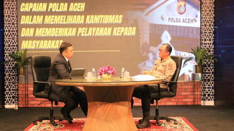 Kabid Humas Polda Aceh Jadi Narasumber Dialog Forkopimda di TVRI: Bahas Stabilitas Keamanan dan Ketahanan Pangan