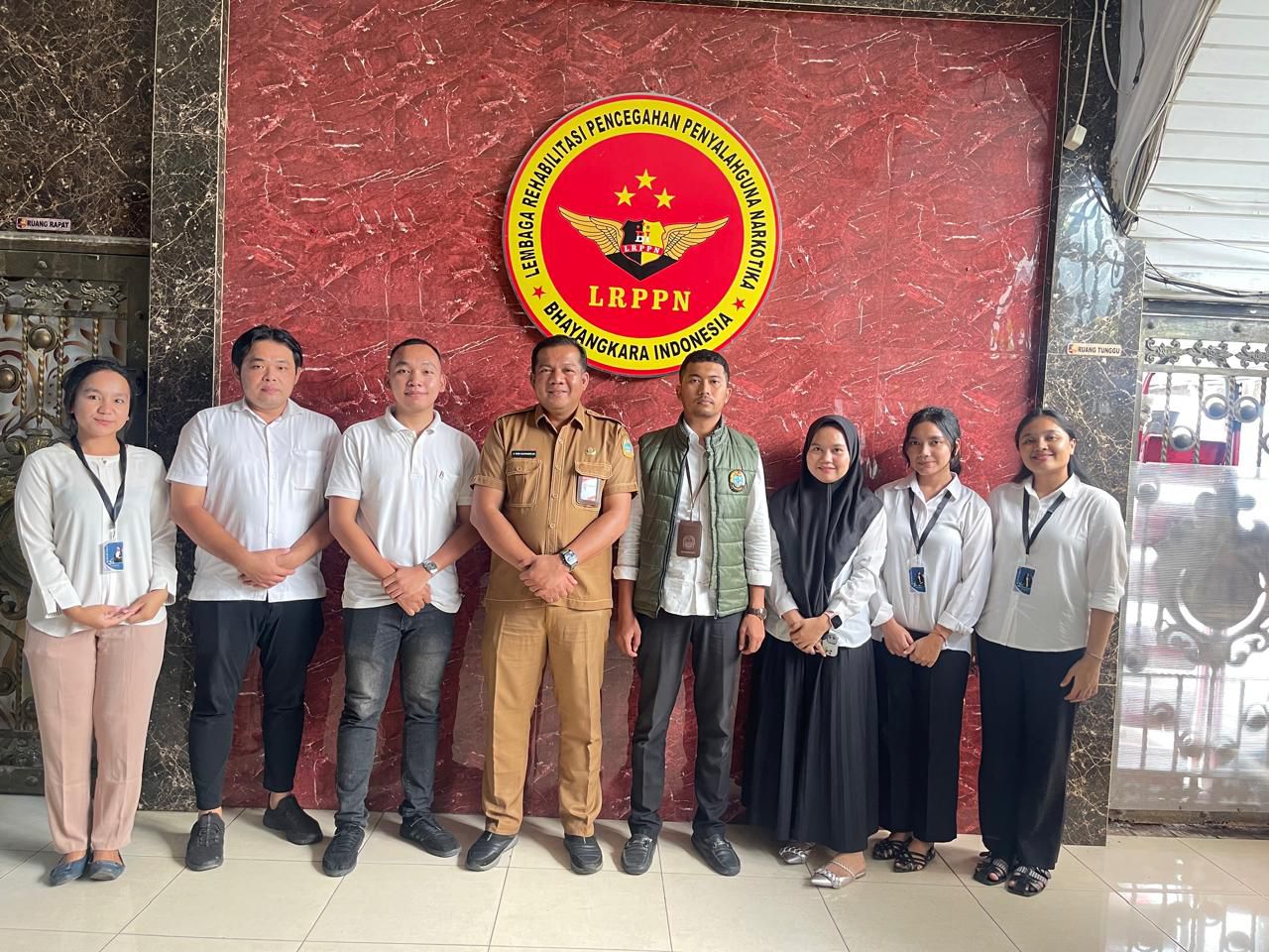 Kesbangpol Provsu,Kunjungan ke Lembaga Rehabilitasi Pencegahan Penyalahgunaan Narkoba Bhayangkara Indonesia ( LRPPN-BI )